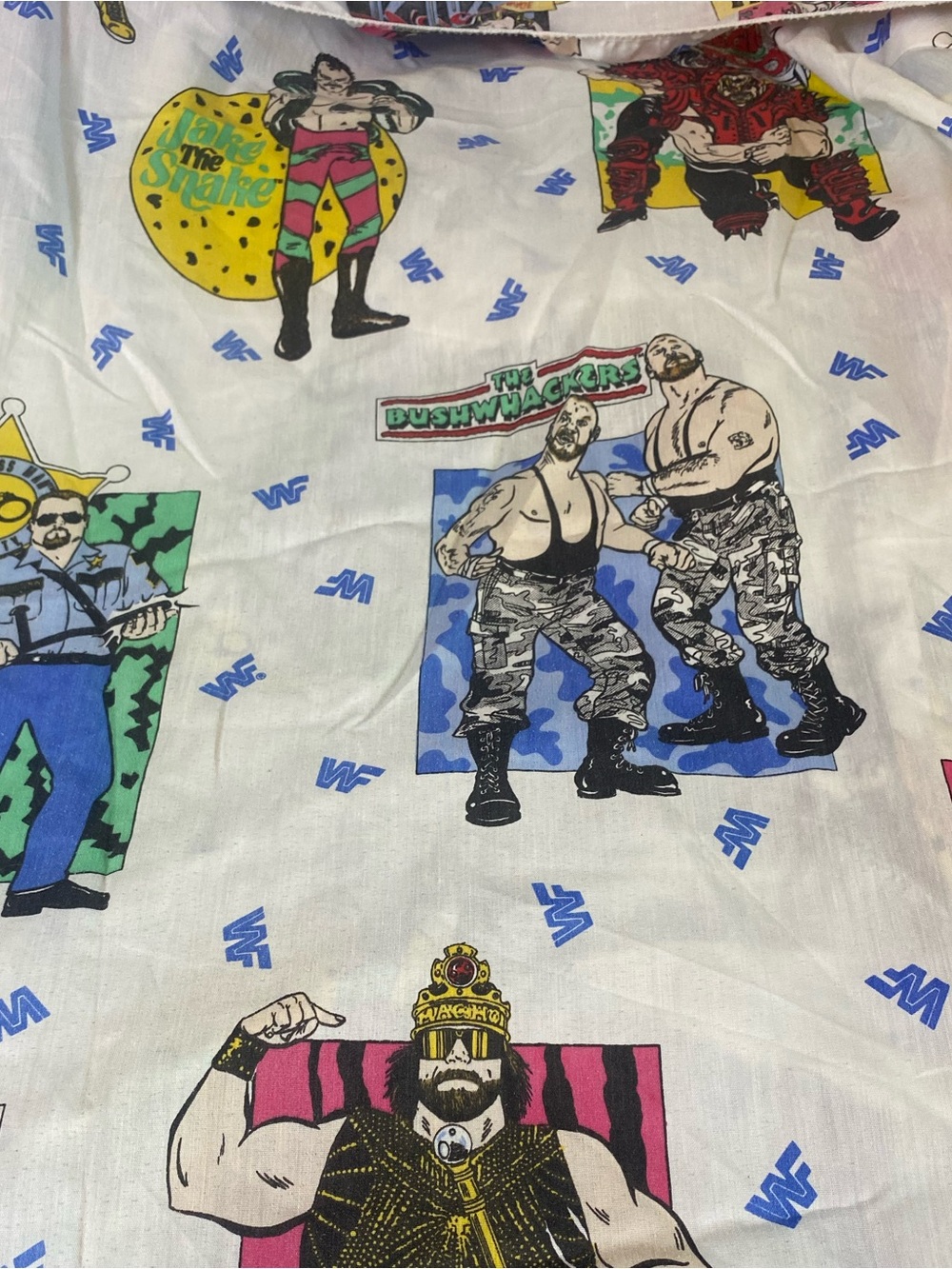 Vintage WWF wrestling bed sheet set - Picture 8 of 10